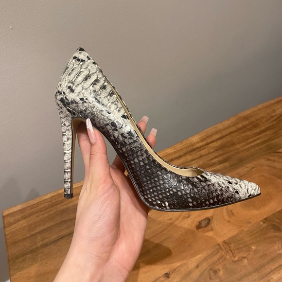 Enzo Angiolini snake heels - Picture 1 of 7